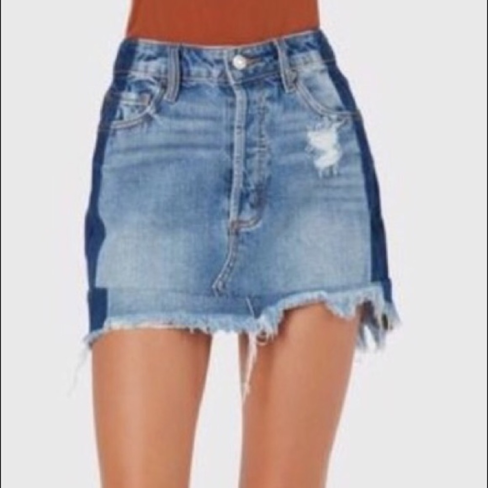 Hidden Jean Skirt